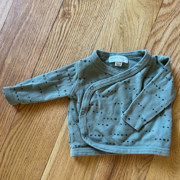 Willow + Whimsy Ribbed Wrap Top by Bon Bebe - Picture 1 of 5